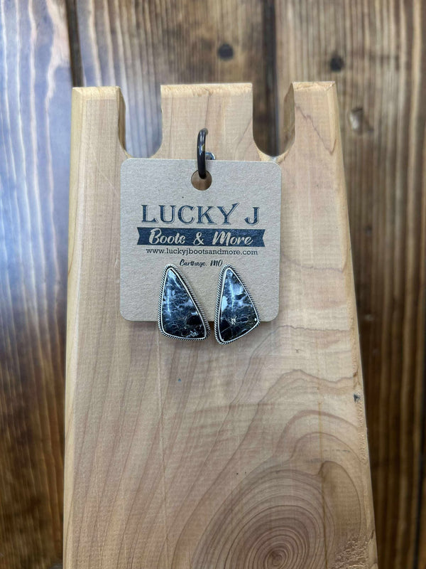 Regina Earrings-Earrings-LJ Turquoise-Lucky J Boots & More, Women's, Men's, & Kids Western Store Located in Carthage, MO