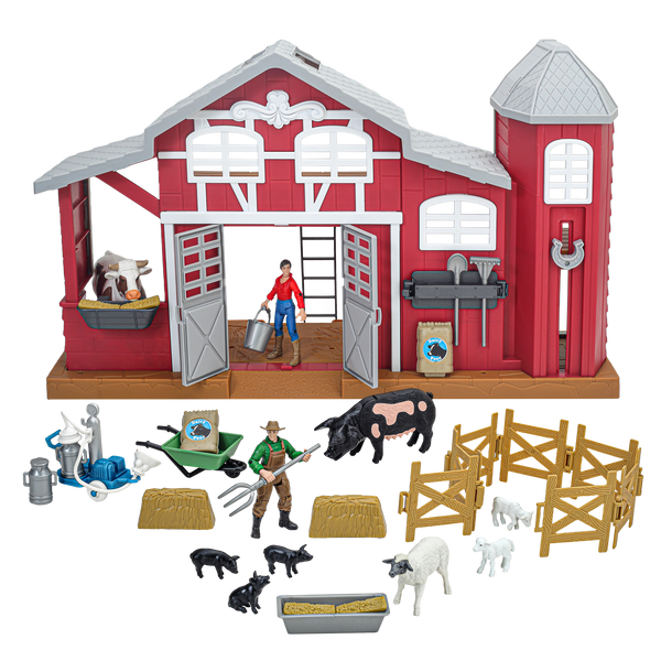 38-Piece Dairy Barn Playset-Toys-Big Country Toys-Lucky J Boots & More, Women's, Men's, & Kids Western Store Located in Carthage, MO