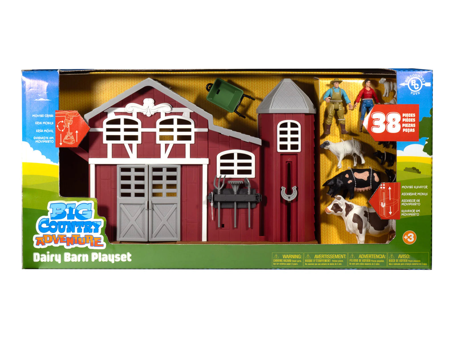 38-Piece Dairy Barn Playset-Toys-Big Country Toys-Lucky J Boots & More, Women's, Men's, & Kids Western Store Located in Carthage, MO