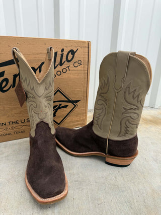 Men's Fenoglio Chocolate Roughout Boot