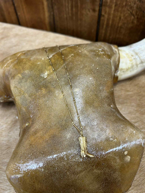 Boot Necklace-Necklaces-LJ Fashion Jewelry-Lucky J Boots & More, Women's, Men's, & Kids Western Store Located in Carthage, MO
