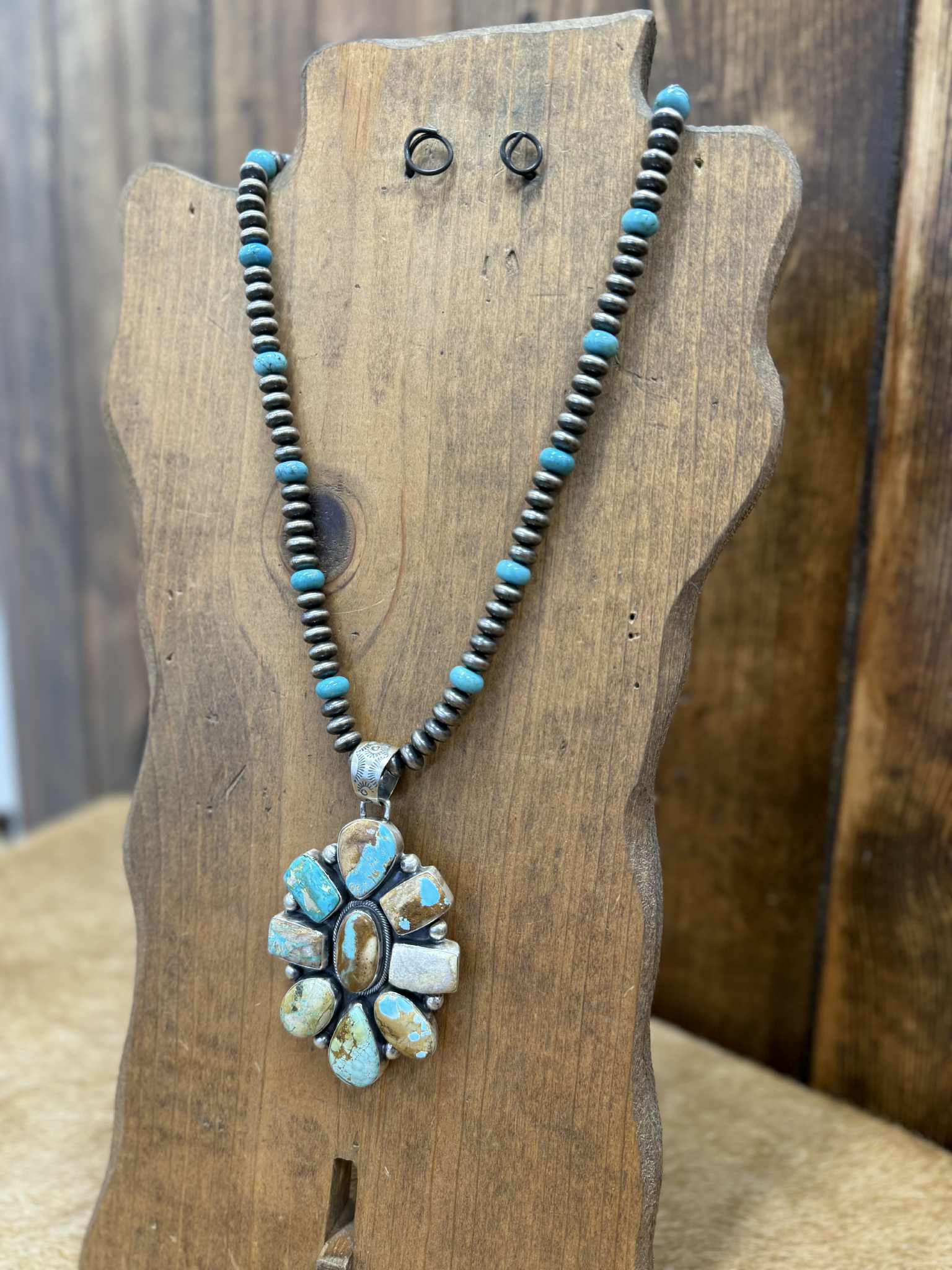 Augusta Necklace-Necklaces-LJ Turquoise-Lucky J Boots & More, Women's, Men's, & Kids Western Store Located in Carthage, MO