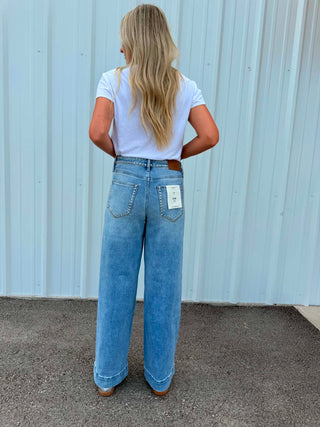 Women's Hidden Nori High Rise Wide Leg Jean