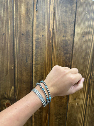 Romy Bracelet-Bracelets-LJ Turquoise-Lucky J Boots & More, Women's, Men's, & Kids Western Store Located in Carthage, MO