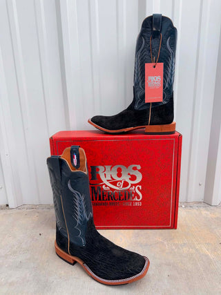 Men's Rios of Mercedes Black Hippo Boot