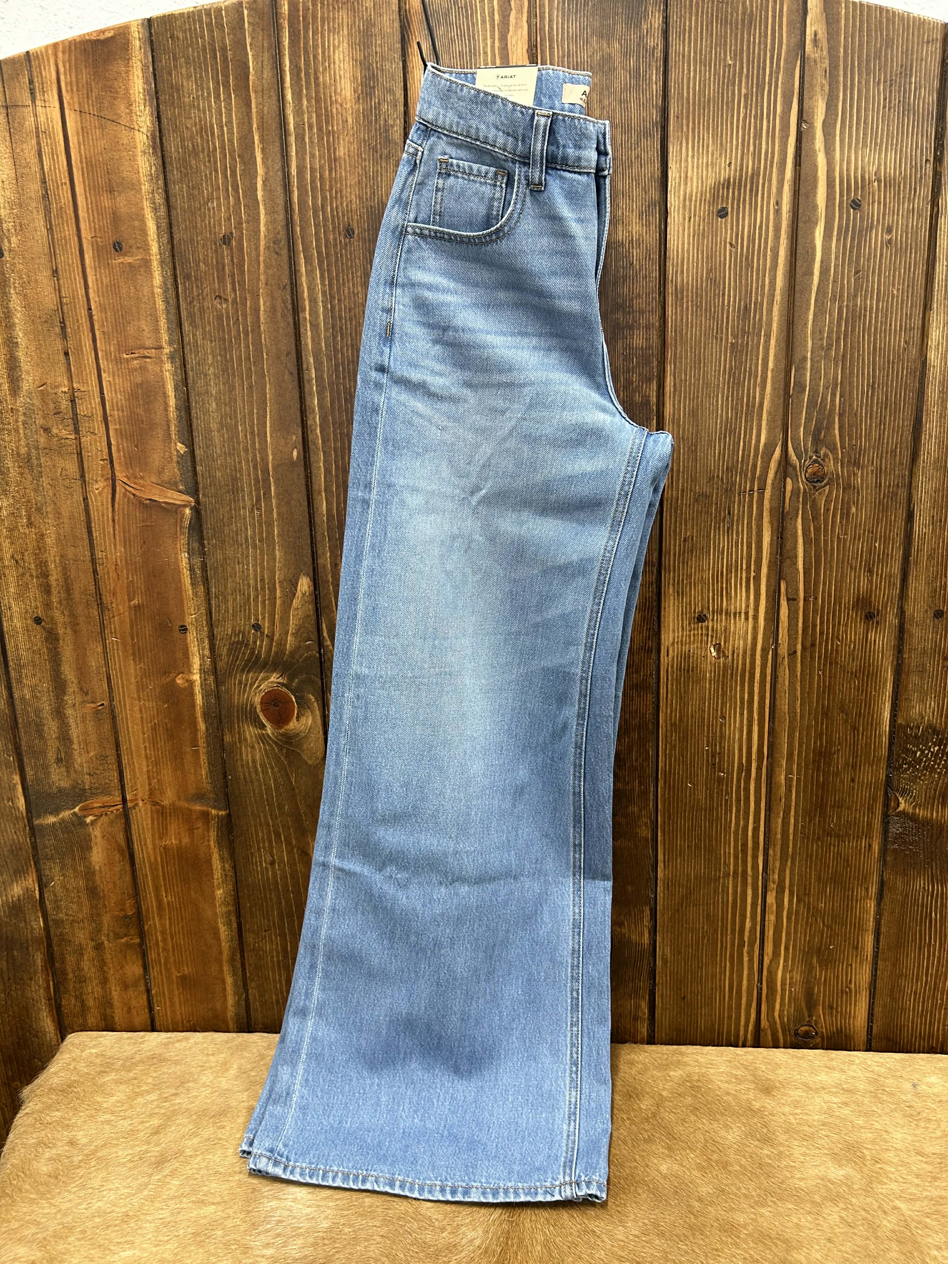 Women's Ariat Ultra High Rise Calamity Comfort Wide Jean-Women's Denim-Ariat-Lucky J Boots & More, Women's, Men's, & Kids Western Store Located in Carthage, MO