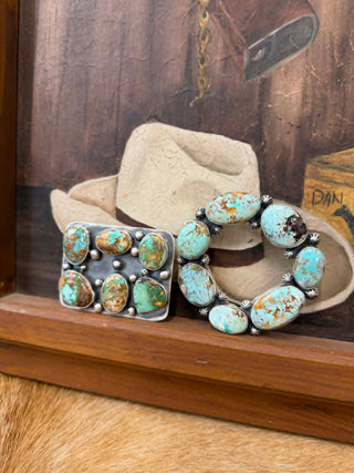 Turquoise belt buckles, sterling silver buckles, Bobby Johnson jewelry, Travis J turquoise, authentic turquoise, handcrafted western buckles, artisan sterling silver, Navajo style jewelry.