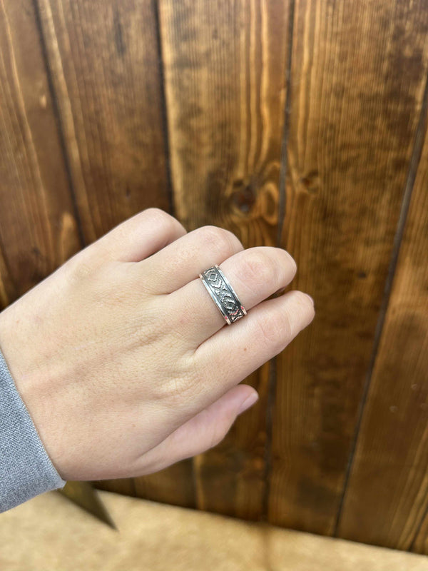 Zoie Ring-Rings-LJ Turquoise-Lucky J Boots & More, Women's, Men's, & Kids Western Store Located in Carthage, MO