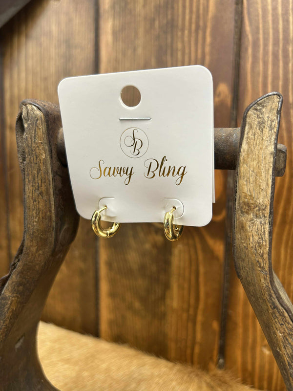 Gold Hoop Earrings-Earrings-LJ Fashion Jewelry-Lucky J Boots & More, Women's, Men's, & Kids Western Store Located in Carthage, MO