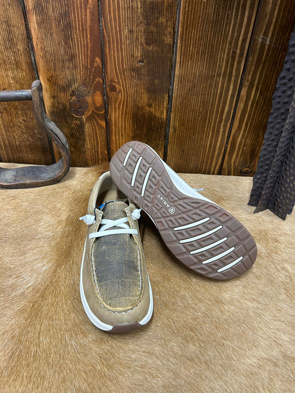 Women's Ariat Buckeye Tan H2O Hilo Shoe-Women's Casual Shoes-Ariat-Lucky J Boots & More, Women's, Men's, & Kids Western Store Located in Carthage, MO