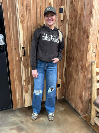 Women's Hidden Charlie Mid Rise Basic Dad Jean-Women's Denim-HIDDEN-Lucky J Boots & More, Women's, Men's, & Kids Western Store Located in Carthage, MO