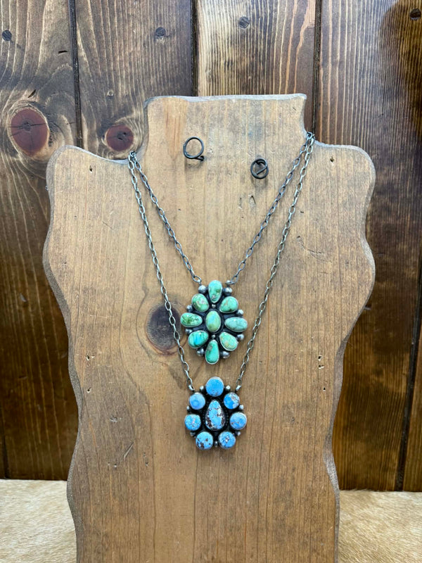 Stevie Necklace-Necklaces-LJ Turquoise-Lucky J Boots & More, Women's, Men's, & Kids Western Store Located in Carthage, MO
