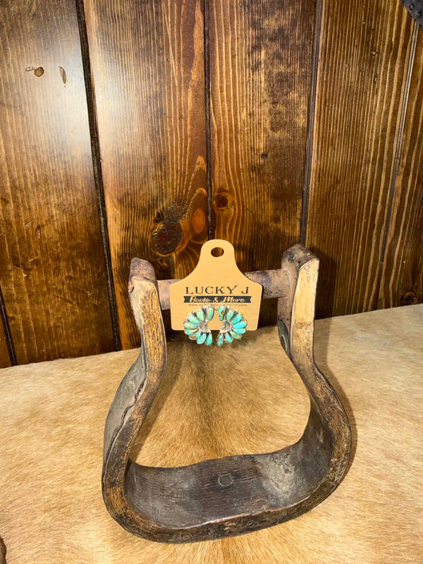 Wrenlee Earrings-Earrings-LJ Turquoise-Lucky J Boots & More, Women's, Men's, & Kids Western Store Located in Carthage, MO
