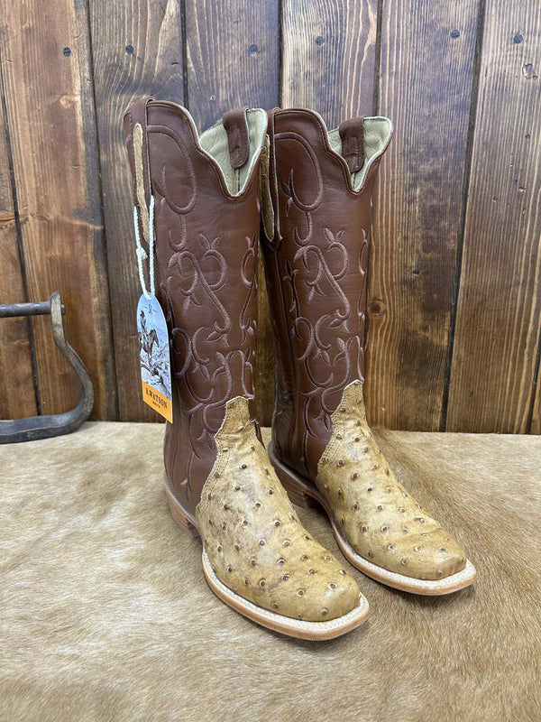 Women's R. Watson Kango Tobacco Full Quill Boot-Women's Boots-R. Watson-Lucky J Boots & More, Women's, Men's, & Kids Western Store Located in Carthage, MO