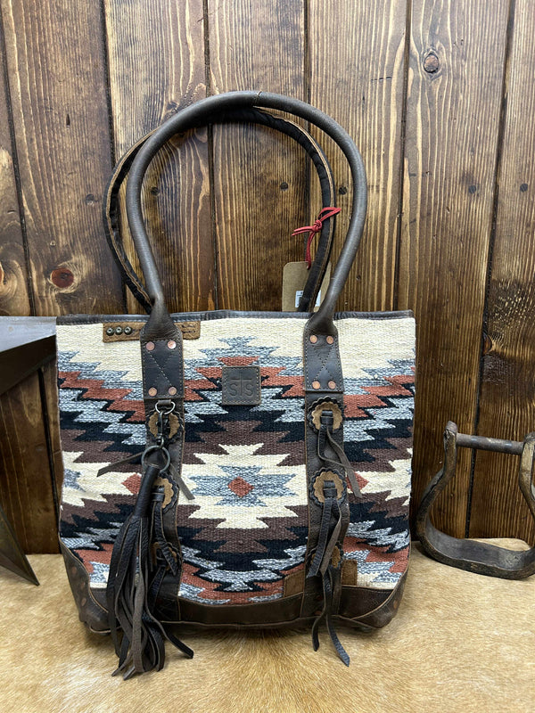 STS Guadalupe Serape Palomino Tote-Totes-Carrol STS Ranchwear-Lucky J Boots & More, Women's, Men's, & Kids Western Store Located in Carthage, MO