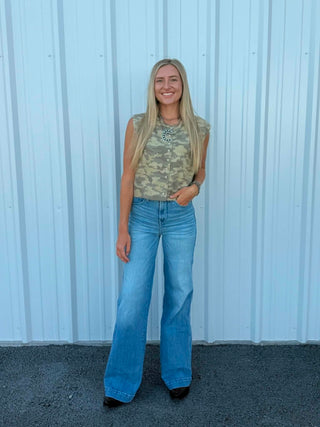 Women's Ariat Luana Ultra High Rise Wide Leg Jean