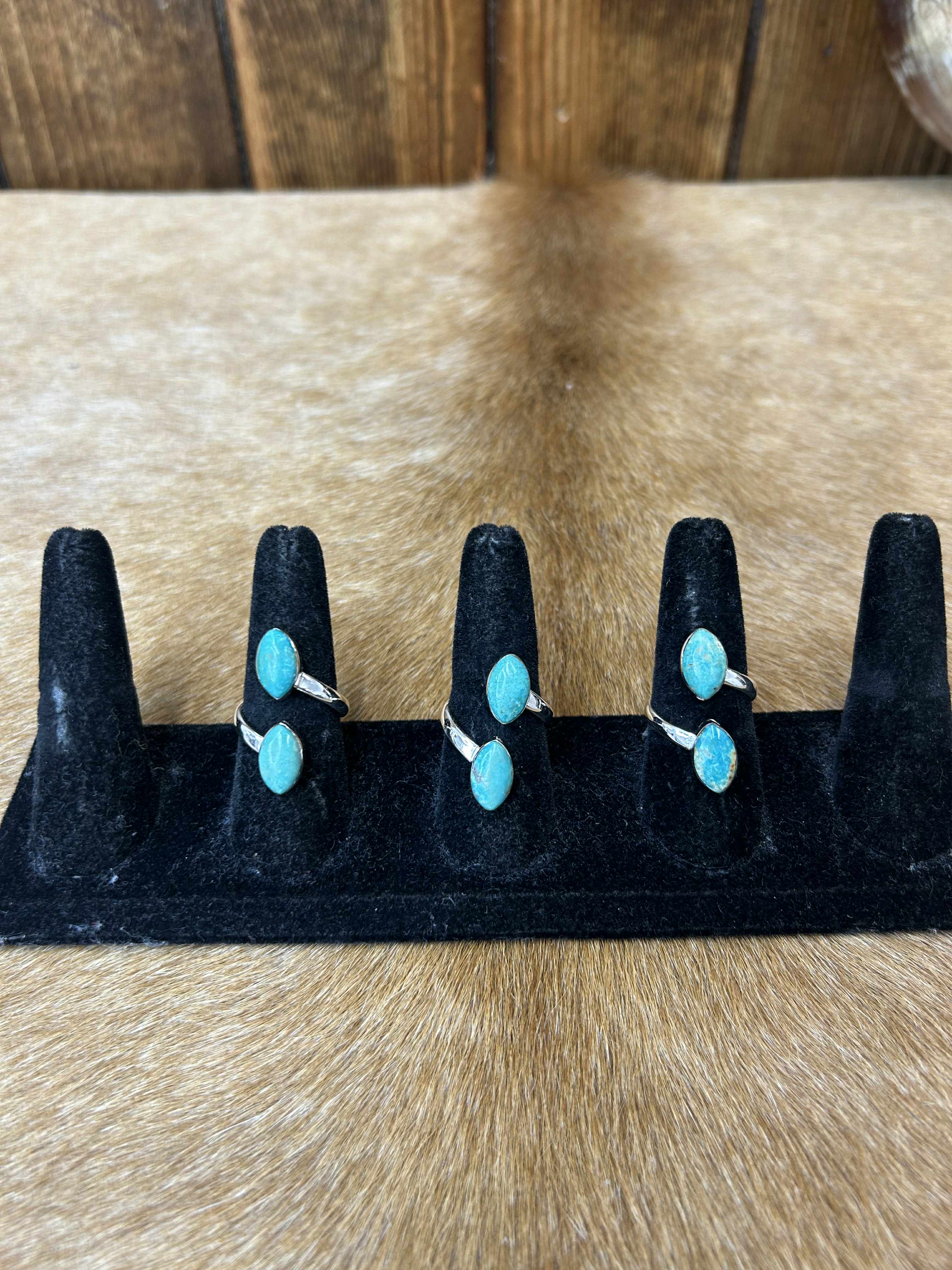 Mila Ring-Rings-LJ Turquoise-Lucky J Boots & More, Women's, Men's, & Kids Western Store Located in Carthage, MO