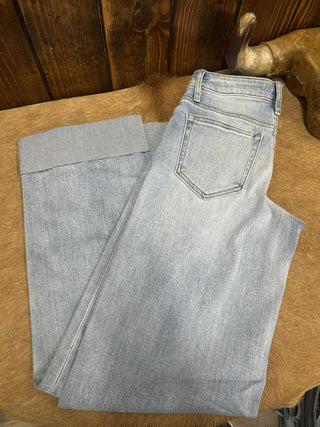 Women's Hidden Valery Mid Rise Cuffed Dad Jean-Women's Denim-HIDDEN-Lucky J Boots & More, Women's, Men's, & Kids Western Store Located in Carthage, MO