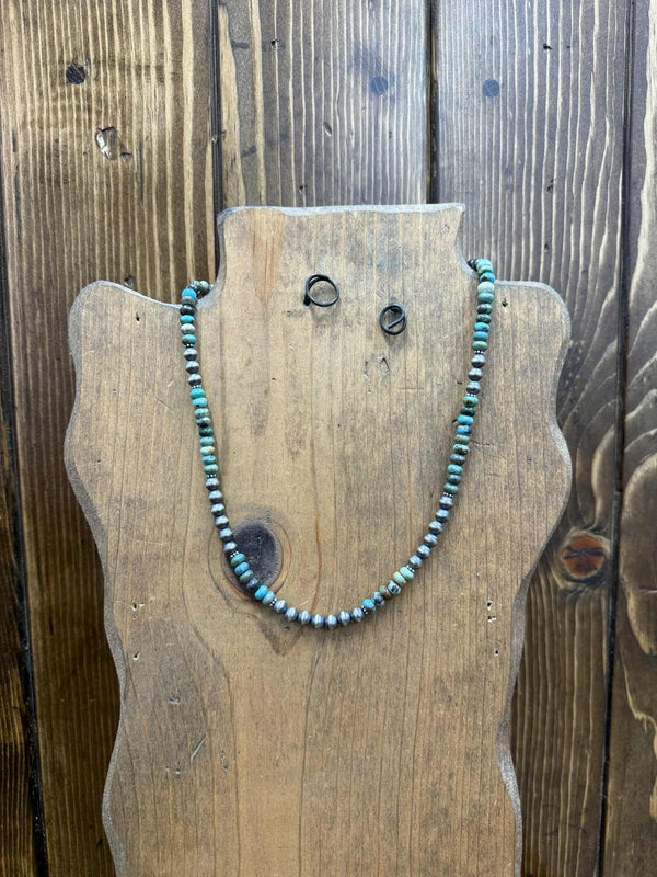 Rosie Necklace-Necklaces-LJ Turquoise-Lucky J Boots & More, Women's, Men's, & Kids Western Store Located in Carthage, MO