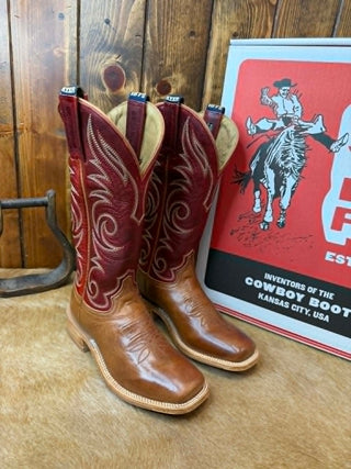 Women's Hyer Salina Glossy Tan Cowhide Boot