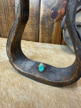turquoise ring, adjustable ring, brass jewelry, teardrop turquoise, western style ring, boho accessories, turquoise statement ring, women's brass ring