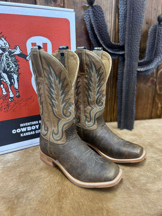 Men's Hyer Kincaid Tobacco Shrunken Shoulder Boot-Men's Boots-HYER Boots-Lucky J Boots & More, Women's, Men's, & Kids Western Store Located in Carthage, MO