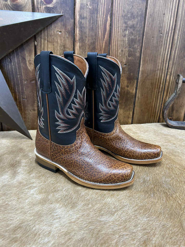 Kids Horse Power Honey Bullfighter Shoulder Boot-Kids Boots-Horse Power-Lucky J Boots & More, Women's, Men's, & Kids Western Store Located in Carthage, MO