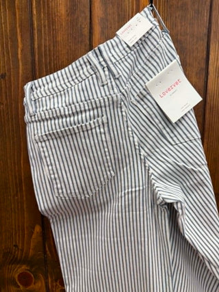 Women's Vervet Polly High Rise Striped Jean