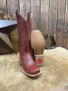 Women's Hyer Leawood Red Cowhide Boot-Women's Boots-HYER Boots-Lucky J Boots & More, Women's, Men's, & Kids Western Store Located in Carthage, MO