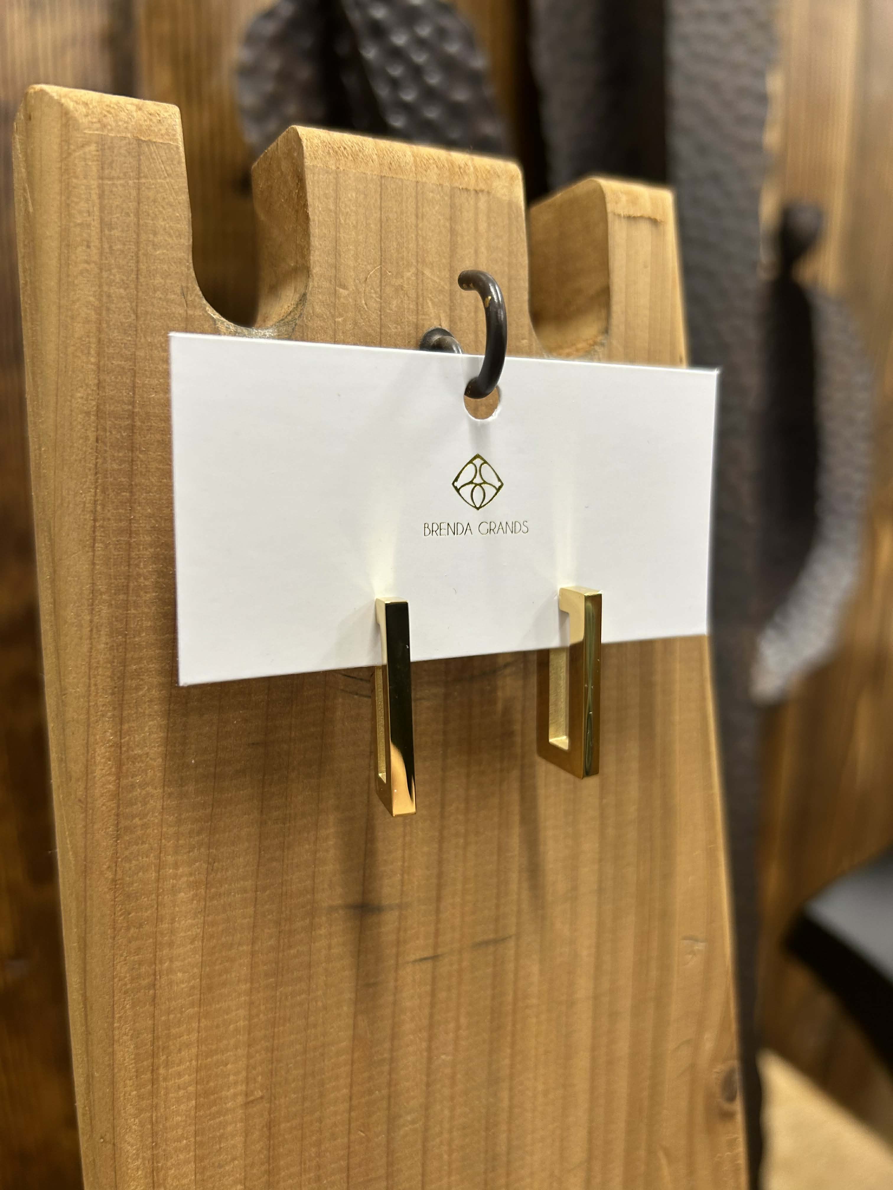 Gold Waterproof Earrings-Earrings-LJ Fashion Jewelry-Lucky J Boots & More, Women's, Men's, & Kids Western Store Located in Carthage, MO