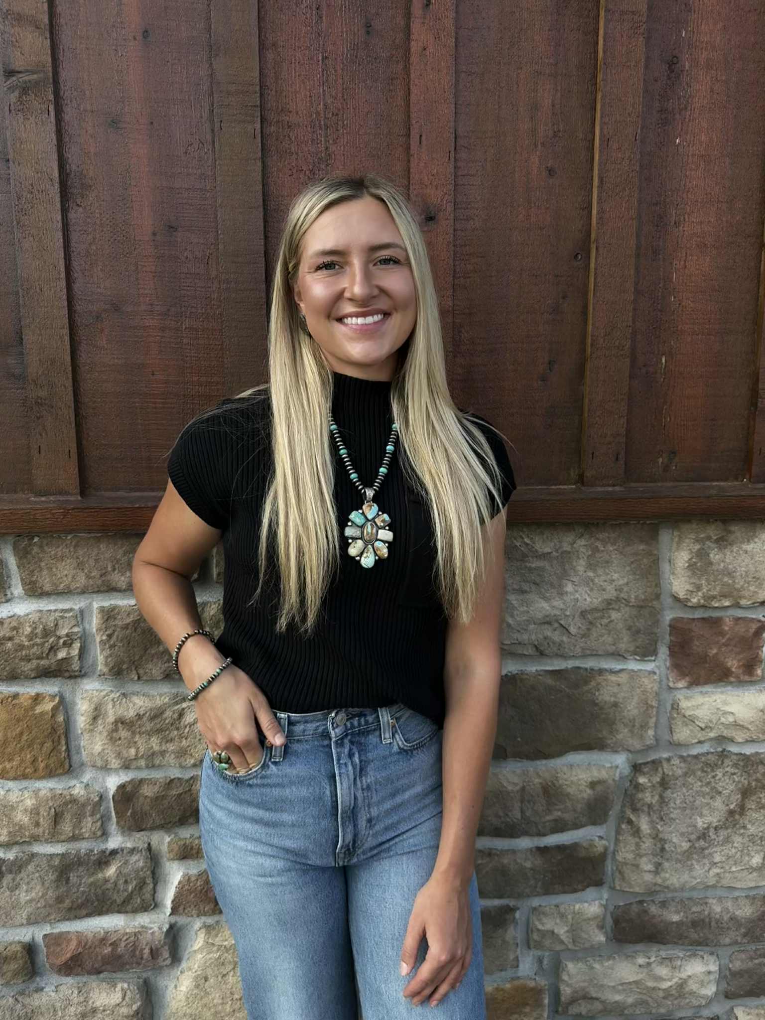 Augusta Necklace-Necklaces-LJ Turquoise-Lucky J Boots & More, Women's, Men's, & Kids Western Store Located in Carthage, MO