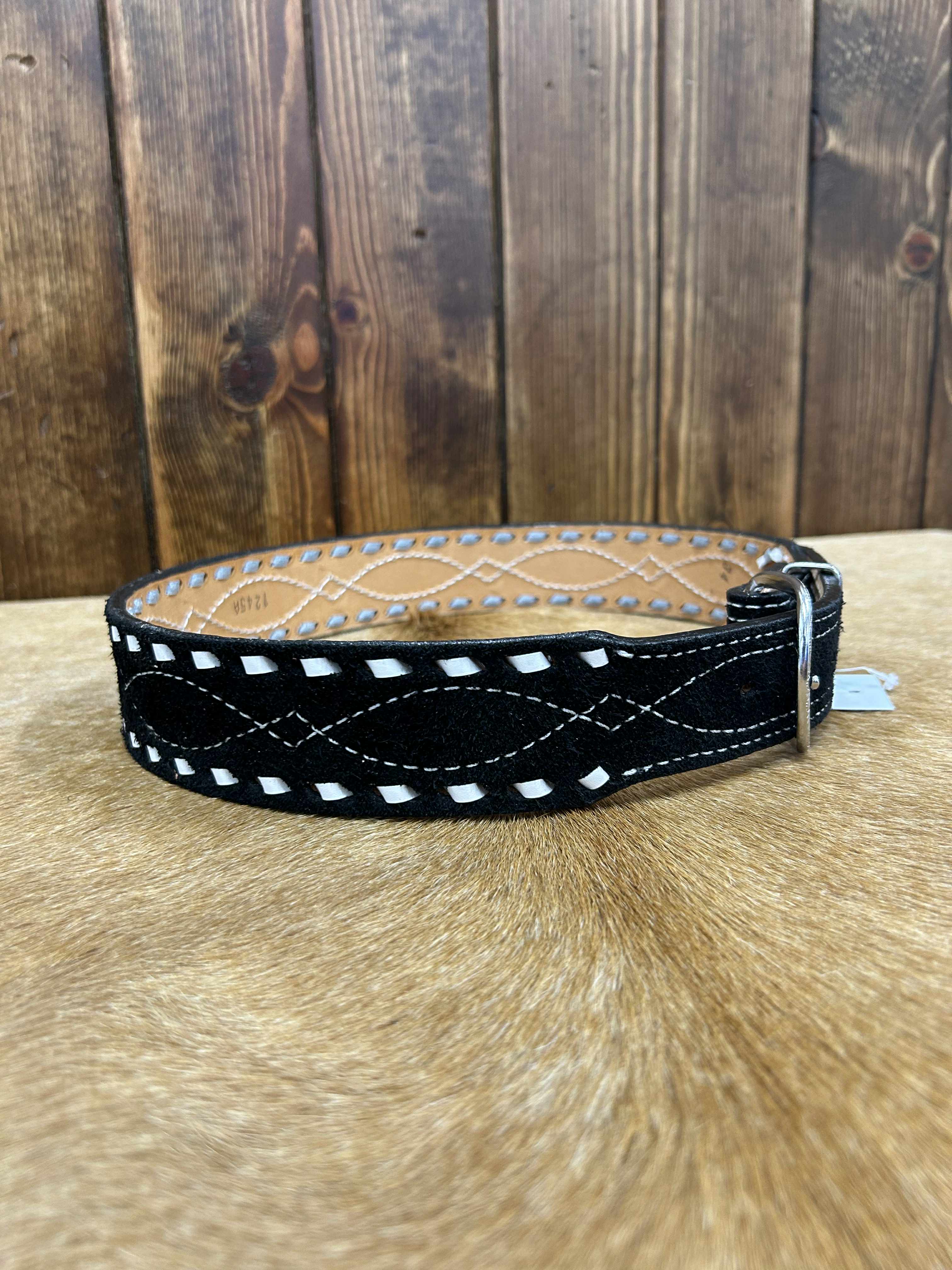 Double J Suede Tapered Belts-Belts-DOUBLE J SADDLERY-Lucky J Boots & More, Women's, Men's, & Kids Western Store Located in Carthage, MO