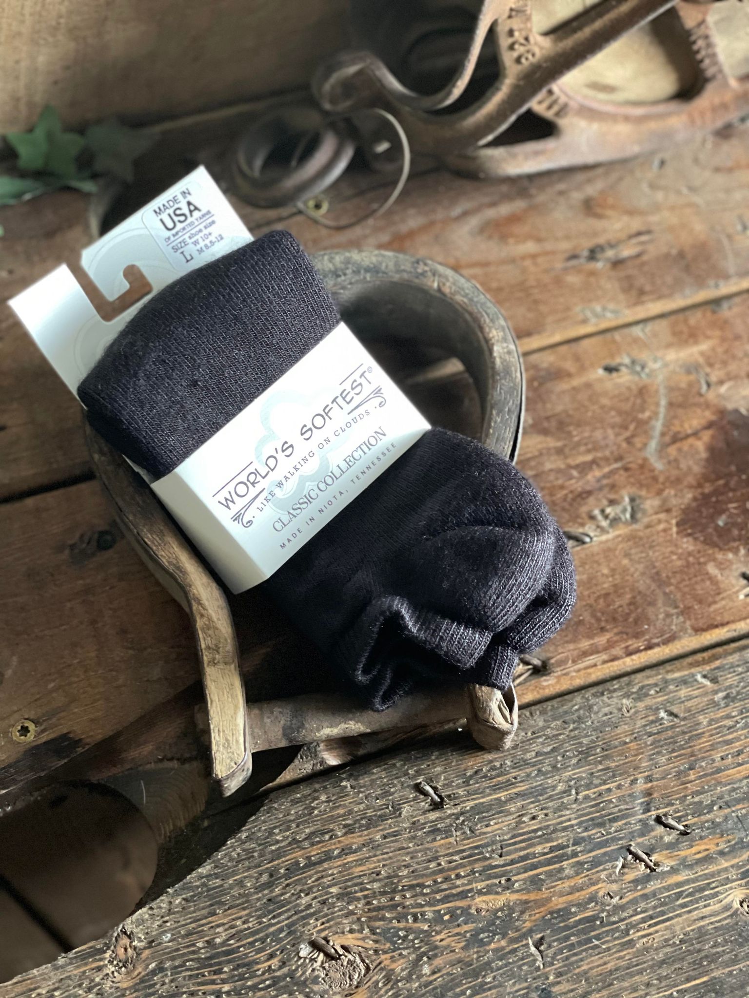 W1031 Ankle Socks World's Softest-Socks-World's Softest Socks-Lucky J Boots & More, Women's, Men's, & Kids Western Store Located in Carthage, MO