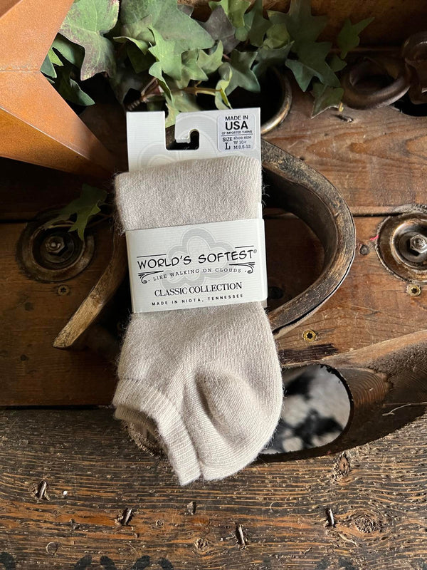 W1031 Ankle Socks World's Softest-Socks-World's Softest Socks-Lucky J Boots & More, Women's, Men's, & Kids Western Store Located in Carthage, MO