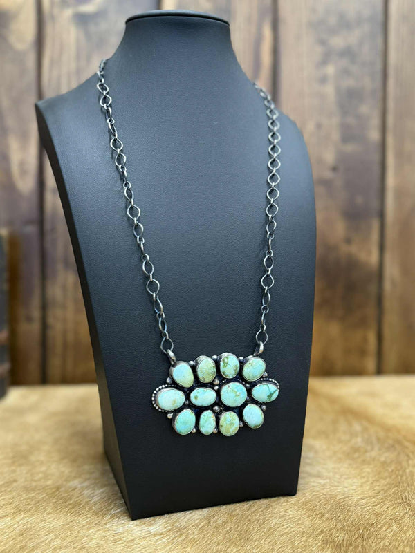 Etta Necklace-Necklaces-LJ Turquoise-Lucky J Boots & More, Women's, Men's, & Kids Western Store Located in Carthage, MO