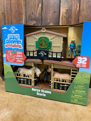 Big Country Horse Stable Playset