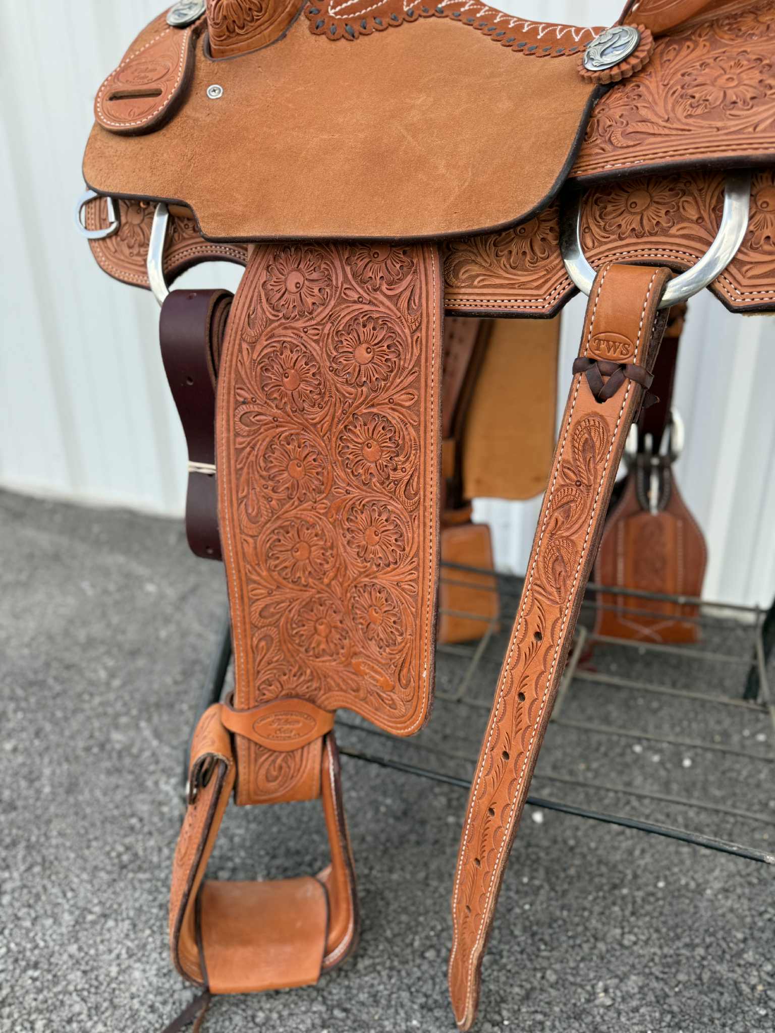 Trent Ward Platinum Roper Saddle ISPR763-25-Saddle-Trent Ward-Lucky J Boots & More, Women's, Men's, & Kids Western Store Located in Carthage, MO