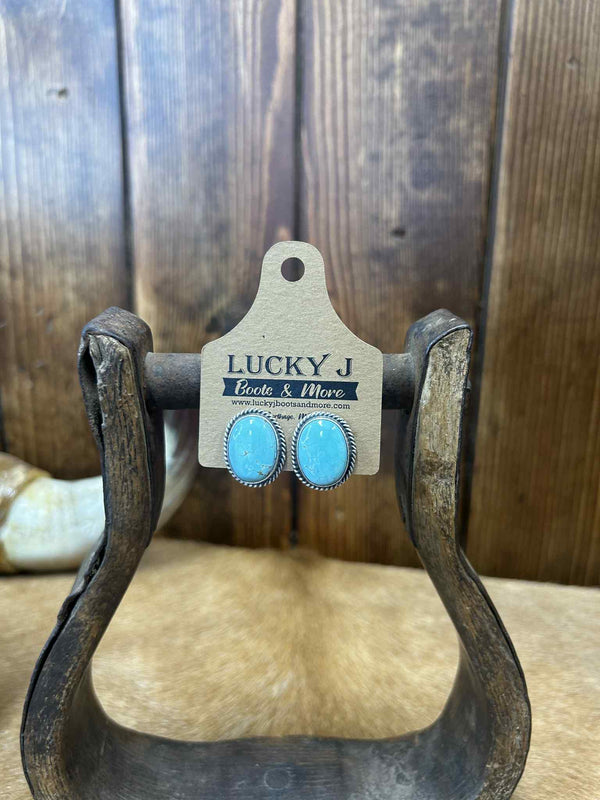 Kylee Earrings-Earrings-LJ Turquoise-Lucky J Boots & More, Women's, Men's, & Kids Western Store Located in Carthage, MO