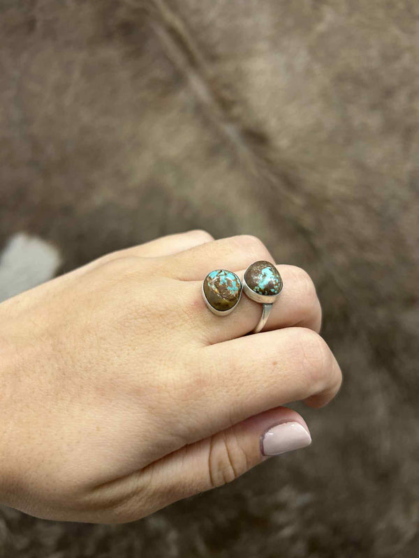 Clara Ring-Rings-LJ Turquoise-Lucky J Boots & More, Women's, Men's, & Kids Western Store Located in Carthage, MO