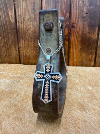 Silver Strike Men's Cross Necklaces