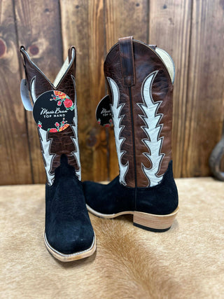 Women's Macie Bean Black Suede Boot-Women's Boots-Macie Bean-Lucky J Boots & More, Women's, Men's, & Kids Western Store Located in Carthage, MO