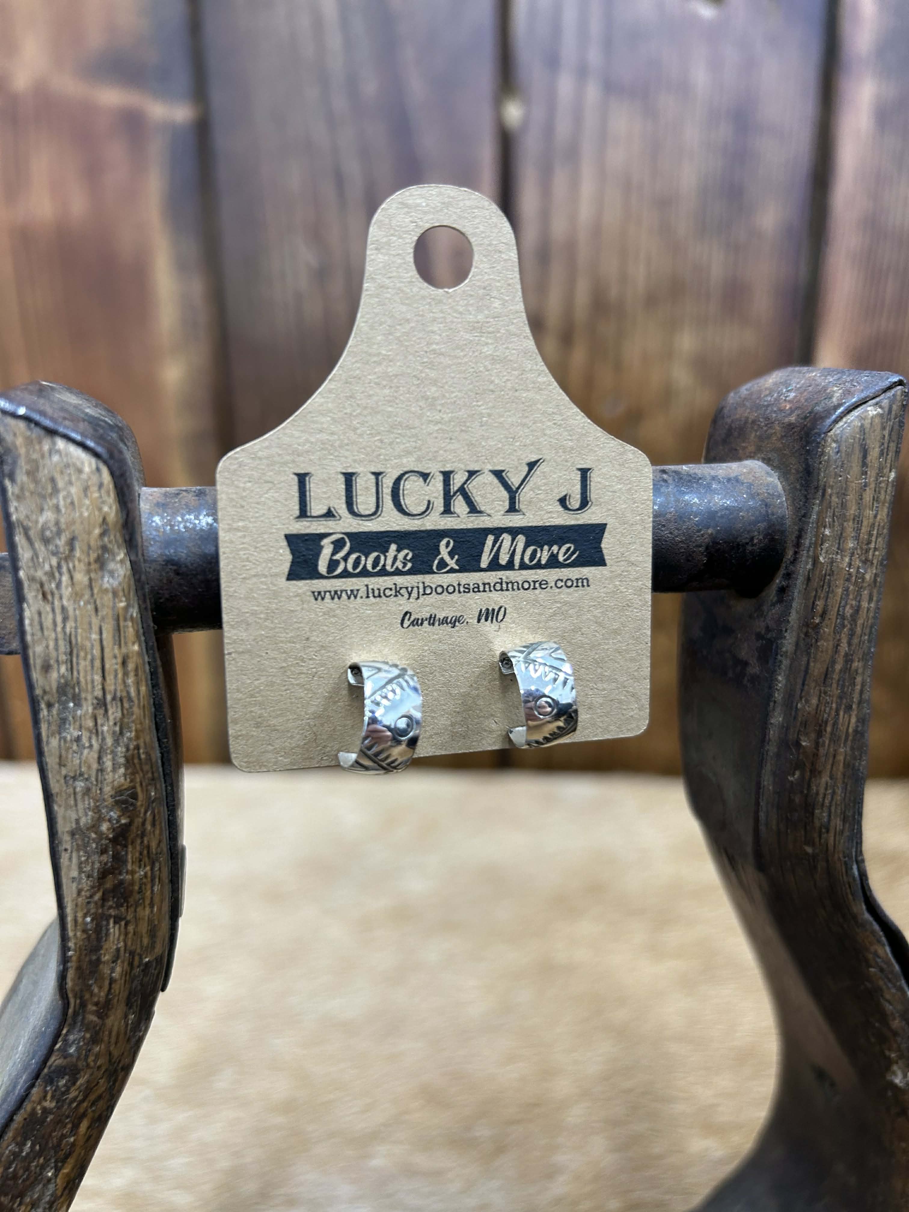 Pason Earrings-Earrings-LJ Turquoise-Lucky J Boots & More, Women's, Men's, & Kids Western Store Located in Carthage, MO