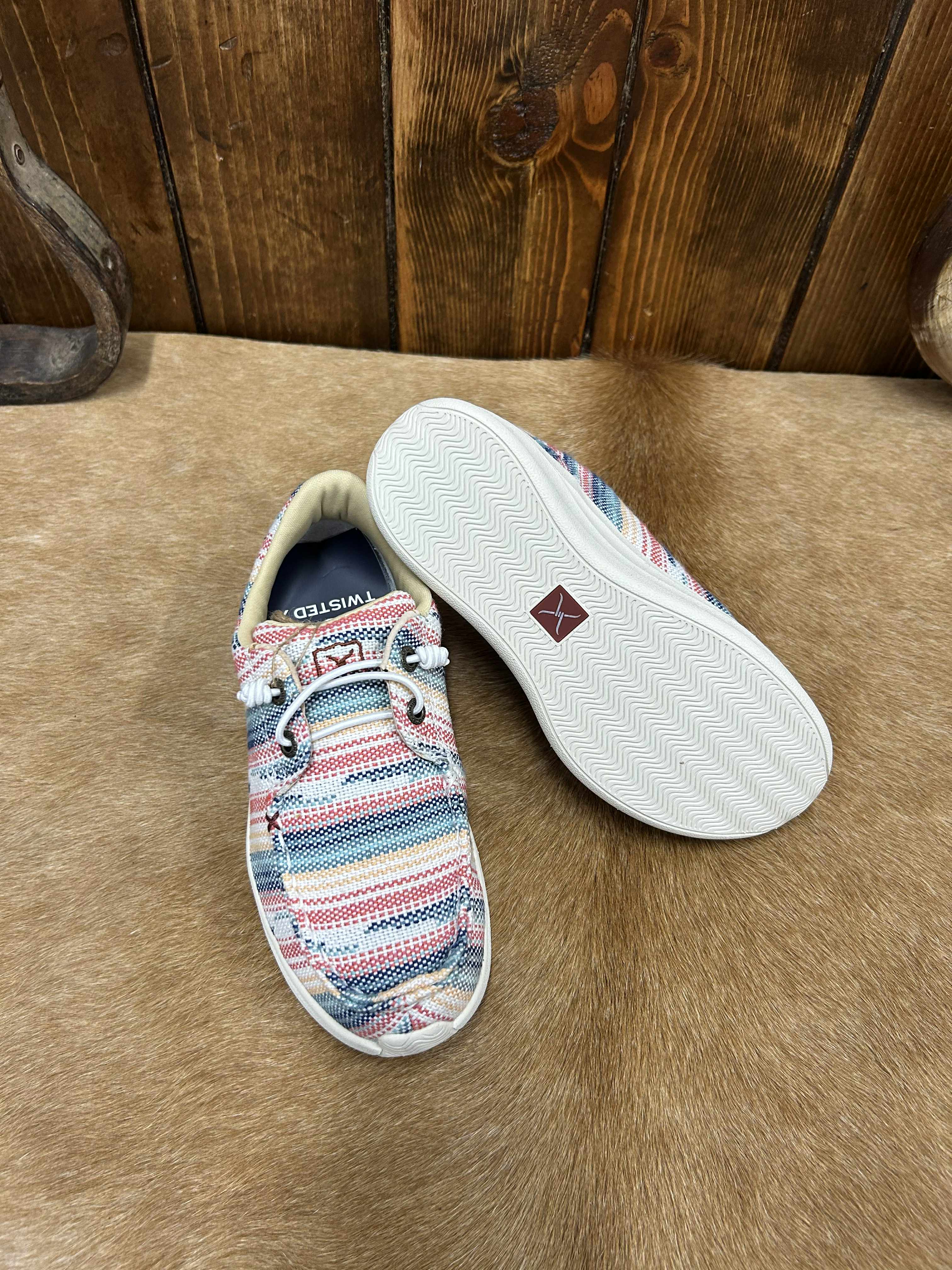 Kid's Twisted X Feather X Serape Shoes-Kids Casual Shoes-Twisted X Boots-Lucky J Boots & More, Women's, Men's, & Kids Western Store Located in Carthage, MO