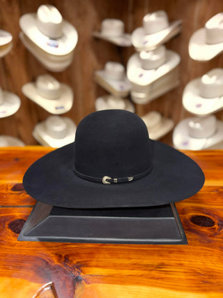 Rodeo King 30X, Black Felt Hat, Cowboy Hat, Open Crown Felt, 5 Inch Brim Hat, Western Wear, Premium Felt Hat, Rodeo Headwear