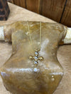 Gold Pearl Cross Necklace-Necklaces-LJ Fashion Jewelry-Lucky J Boots & More, Women's, Men's, & Kids Western Store Located in Carthage, MO