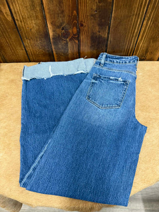 Women's Vervet Rachel Super High Rise Baggy Wide Leg Jean-Women's Denim-Flying Monkey-Lucky J Boots & More, Women's, Men's, & Kids Western Store Located in Carthage, MO