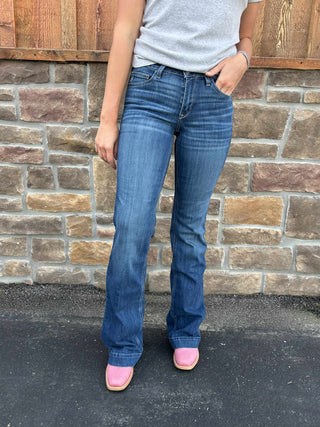 Women's Ariat Perfect Rise Leslie Slim Trouser Jean-Women's Denim-Ariat-Lucky J Boots & More, Women's, Men's, & Kids Western Store Located in Carthage, MO