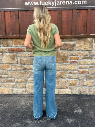Women's Ariat Ultra High Rise Mavis Wide Leg Jean