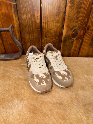 Women's Roper Brown Cow Suede Giddy Up Shoes