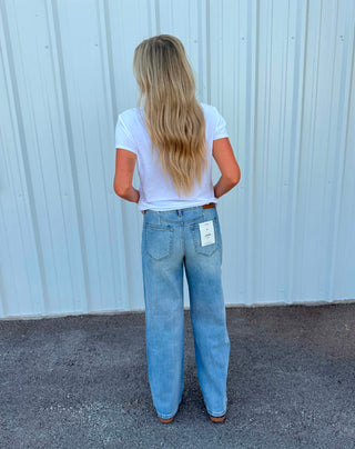 Women's Hidden Carrie High Rise Dad Jean
